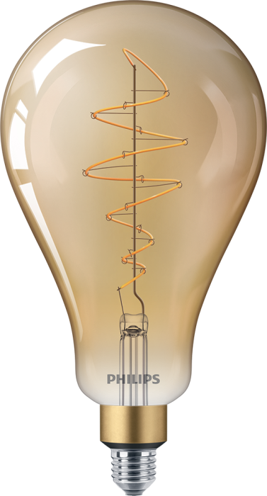 Лампа Filament Philips LED classic-giant 40W E27 A160 GOLD DIM