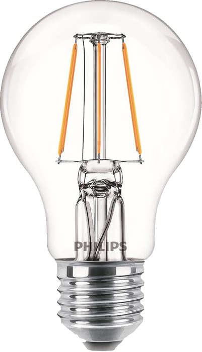 Лампа світлодіодна Philips Filament LED Classic 6-60 Вт A60 E27 830 CL NDAPR