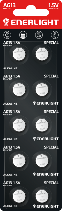 Батарейка ENERLIGHT Special Alkaline AG13 (LR44/357)