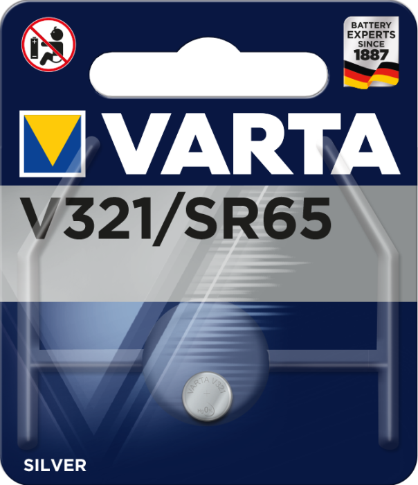 Батарейка VARTA V 321 1 шт