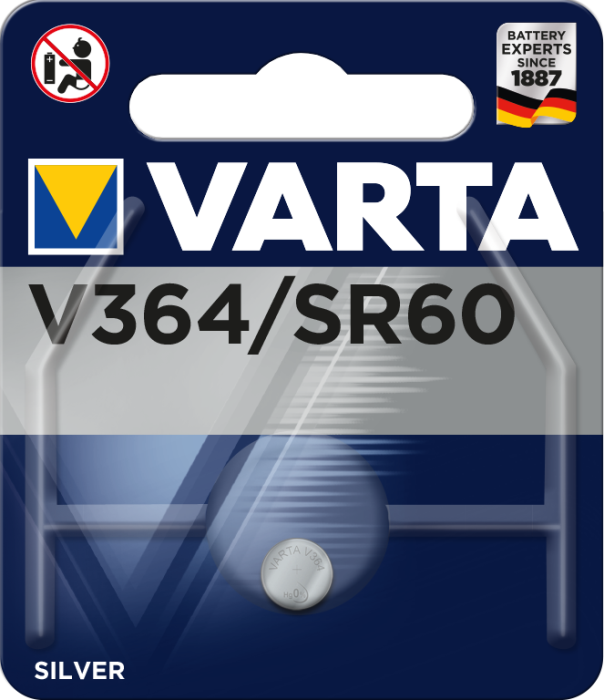 Батарейка VARTA V 364 1 шт