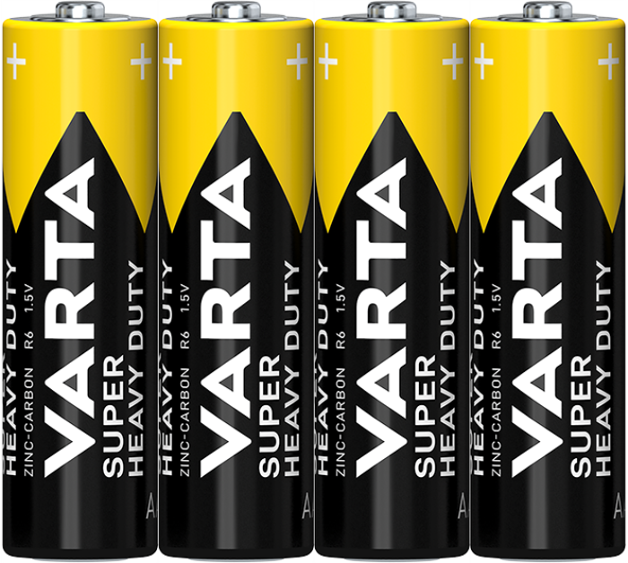 Батарейка VARTA SUPER HEAVY DUTY AA FOL 4