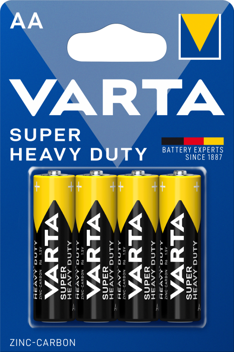 Батарейка VARTA SUPER HEAVY DUTY AA BLI 4