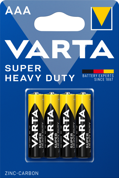 Батарейка VARTA SUPER HEAVY DUTY AAA BLI 4