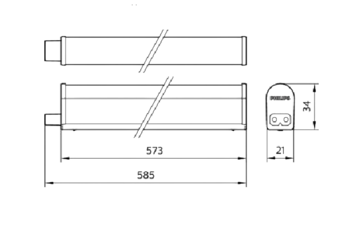 Cвітильник Philips BN068C LED6/NW L600 SW