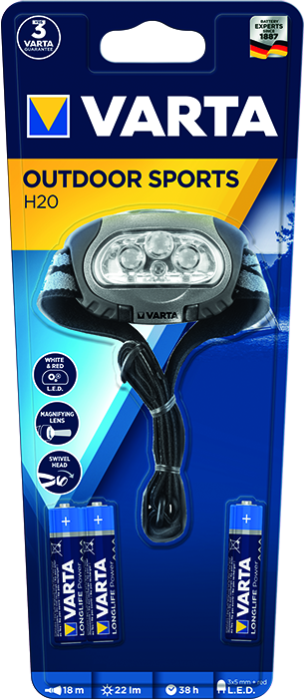 Ліхтар VARTA Sports Head Light LED x4 3AAA 