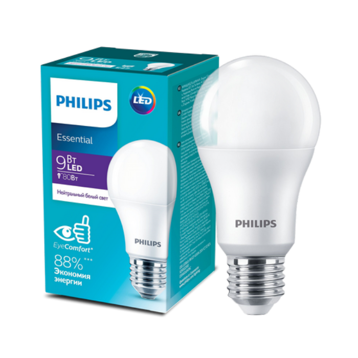 Лампа ESS LEDBulb 9W E27 4000K 1CT/12 