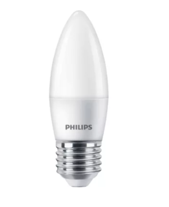 Лампа ESSLEDCandle6W 620lm E27 827 B35FR