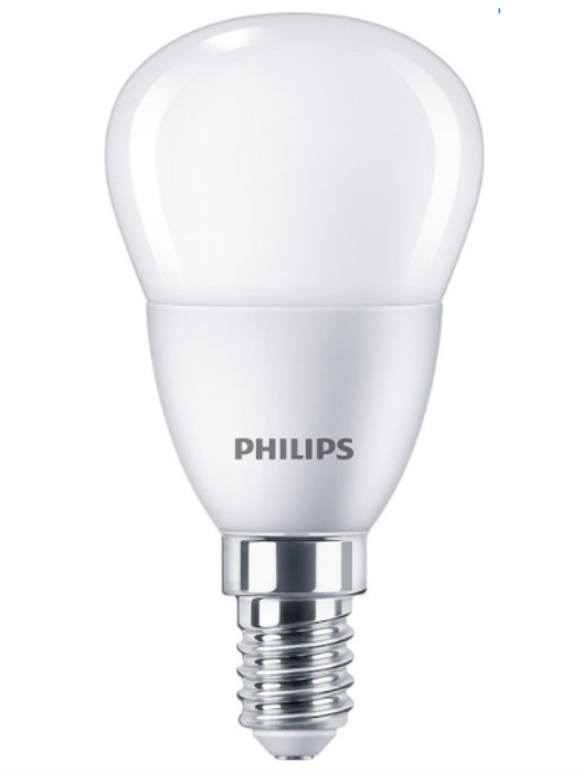 Лампа ESSLEDLustre6W 620lm E14 827 P45FR