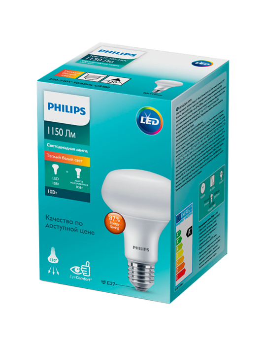 Лампа ESS LEDspot 10W 1150lm E27 R80 827 