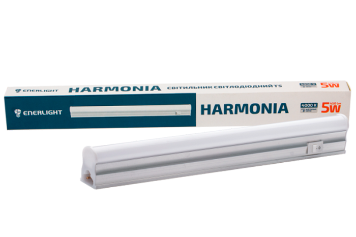 Cвітильник лінійний ENERLIGHT HARMONIA T5 5Вт 4000К