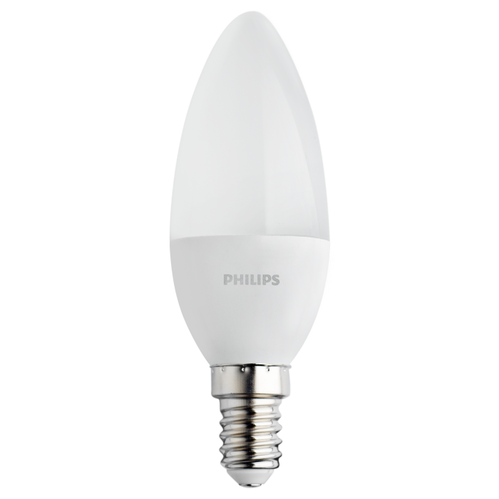 Лампа світлодіодна Philips LED Candle 6-60W E14 827 B35NDFR RCA
