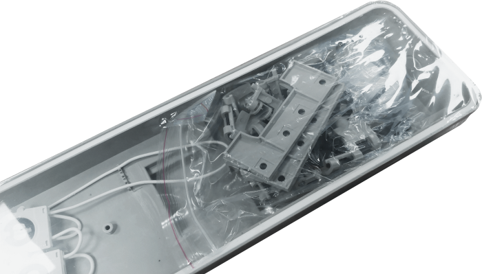 Корпус світильника лінійного ENERLIGHT Т8 2х1,2м IP65