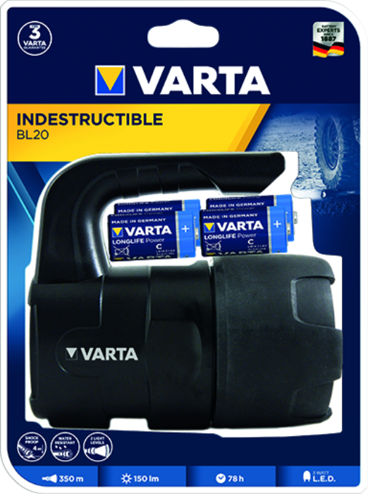 Ліхтар VARTA Indestructible BL20 Pro 6AA