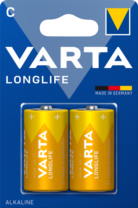 Батарейка VARTA LONGLIFE C BLI 2 шт