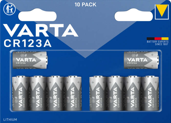 Батарейка VARTA CR 123A BLI 10 шт