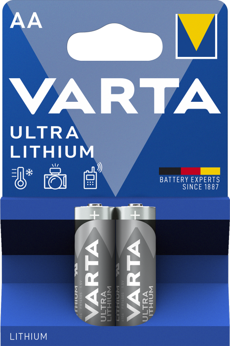 Батарейка VARTA AA Lithium BLI 2