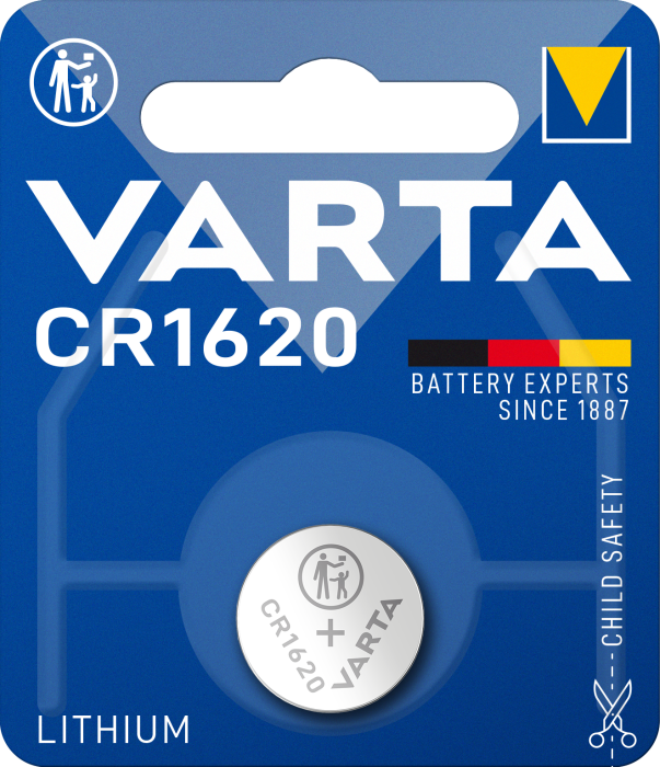 Батарейка VARTA CR 1620 BLI 1 шт