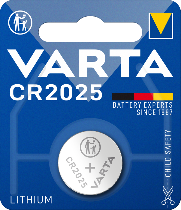 Батарейка VARTA CR 2025 BLI 1 шт