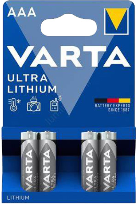 Батарейка VARTA AA Lithium BLI 4