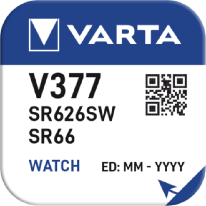 Батарейка VARTA V 377 1 шт