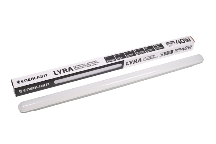 Світильник стельовий ENERLIGHT LYRA 40Вт 5000К IP65 з блоком аварійного живлення