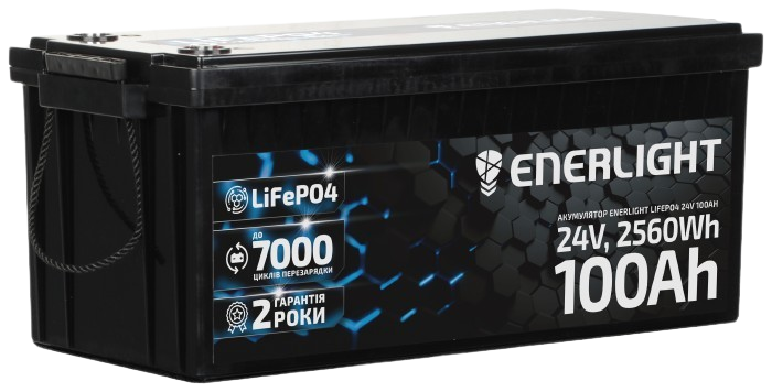 Акумулятор ENERLIGHT LiFePO4 24V 100Ah
