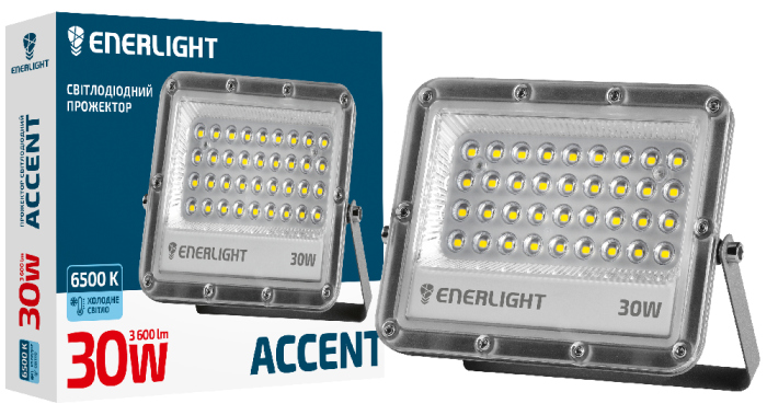 Прожектор ENERLIGHT ACCENT 30Вт 6500K