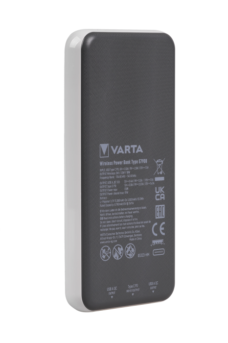 Павербанк VARTА WIRELESS 15000mAh