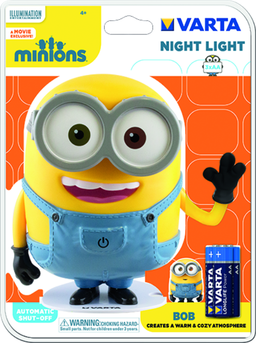 Ліхтар VARTA MINIONS NIGHT LIGHT 3AA