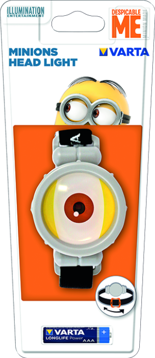 Ліхтар VARTA MINIONS HEAD LIGHT