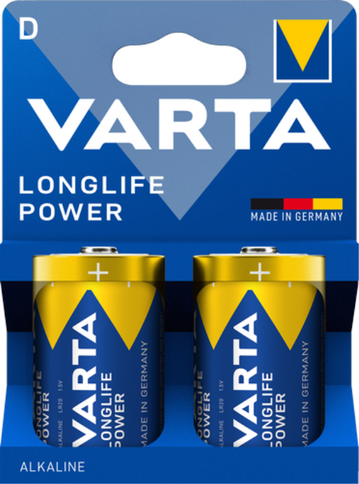Батарейка VARTA LONGLIFE POWER D BLI 2 (ES) .шт
