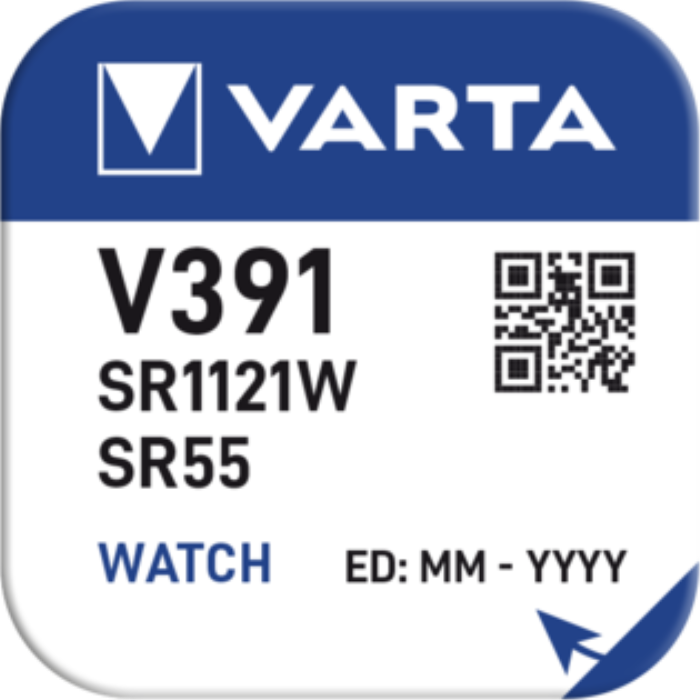 Батарейка VARTA V 391 1 шт