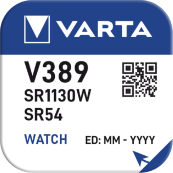 Батарейка VARTA V 389 1 шт