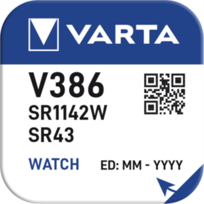Батарейка VARTA V 386 1 шт