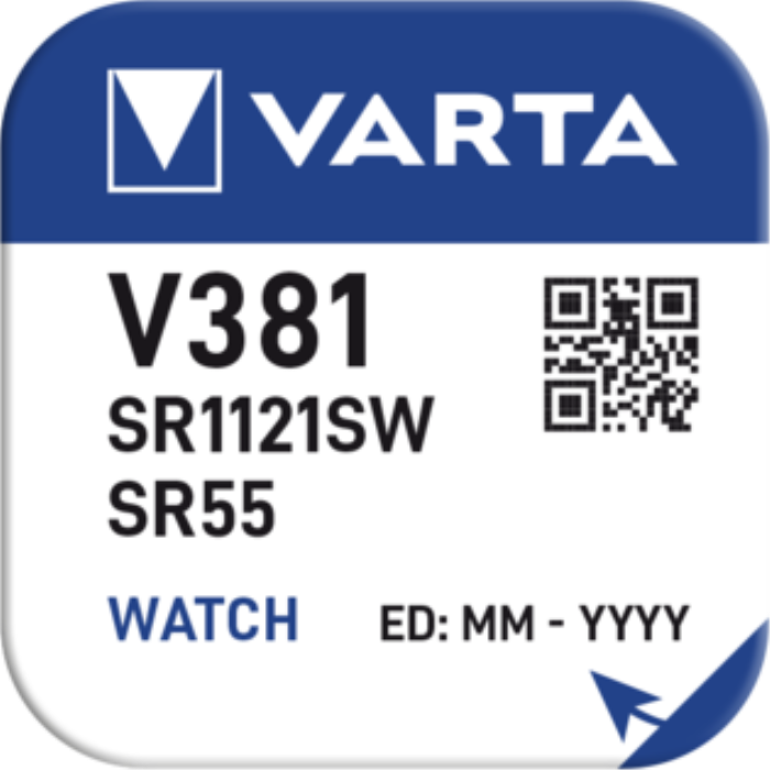 Батарейка VARTA V 381 1 шт