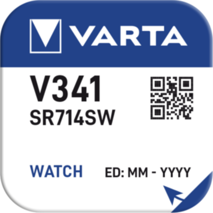 Батарейка VARTA V 341 1 шт