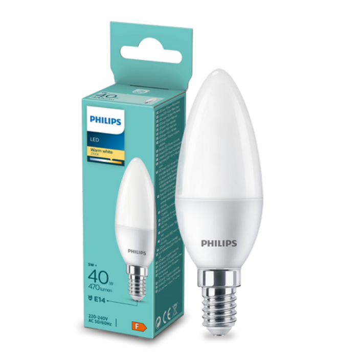 Лампа LED 40W B35 E14WW FR ND 1PF/6 DISC